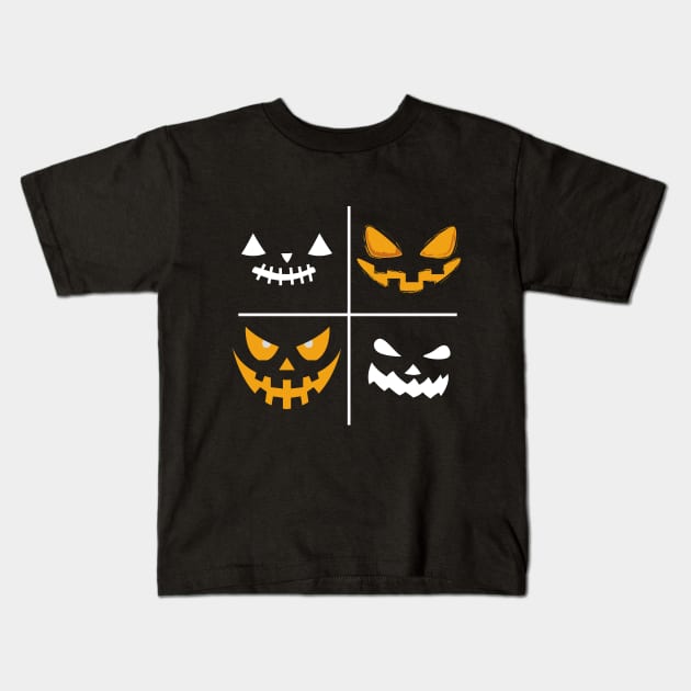 Halloween Face Mask, Happy Hallween For kids, Haloween ghost Face Mask for Kids. Kids T-Shirt by DakhaShop